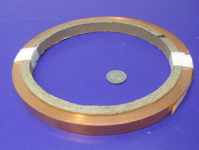 110 Copper Foil Soft Temper .007″ Thick x 1/2″ Wide x 100 Foot Length