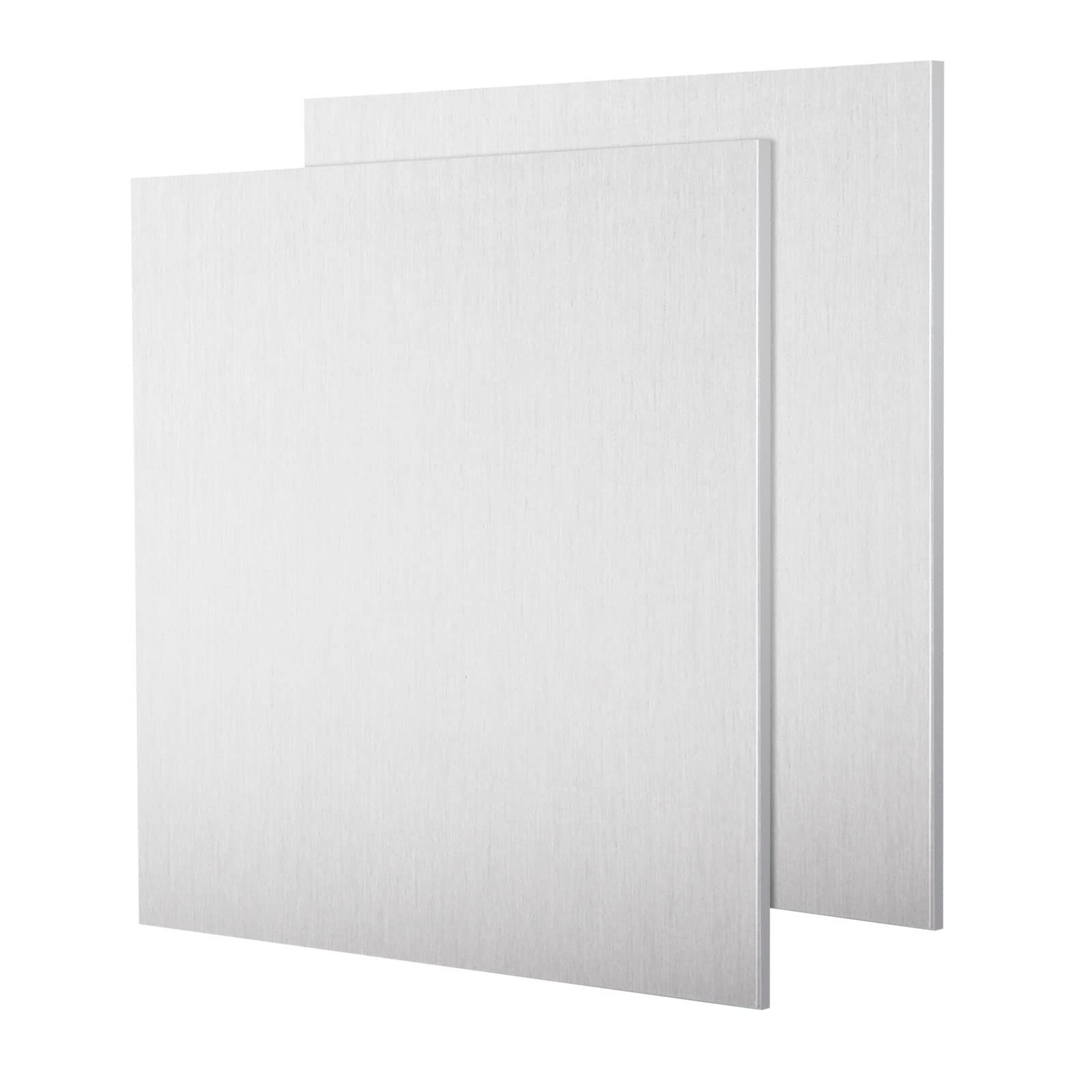 2 Pack 6061 T6 Aluminum Sheet Metal 6 x 6 x 0.236 (1/4) Inch Flat Plain Plate…