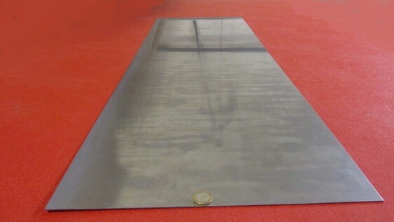 Spring Steel Annealed Sheet 0.025″ Thick x 15.0″ Wide x 48″ Length