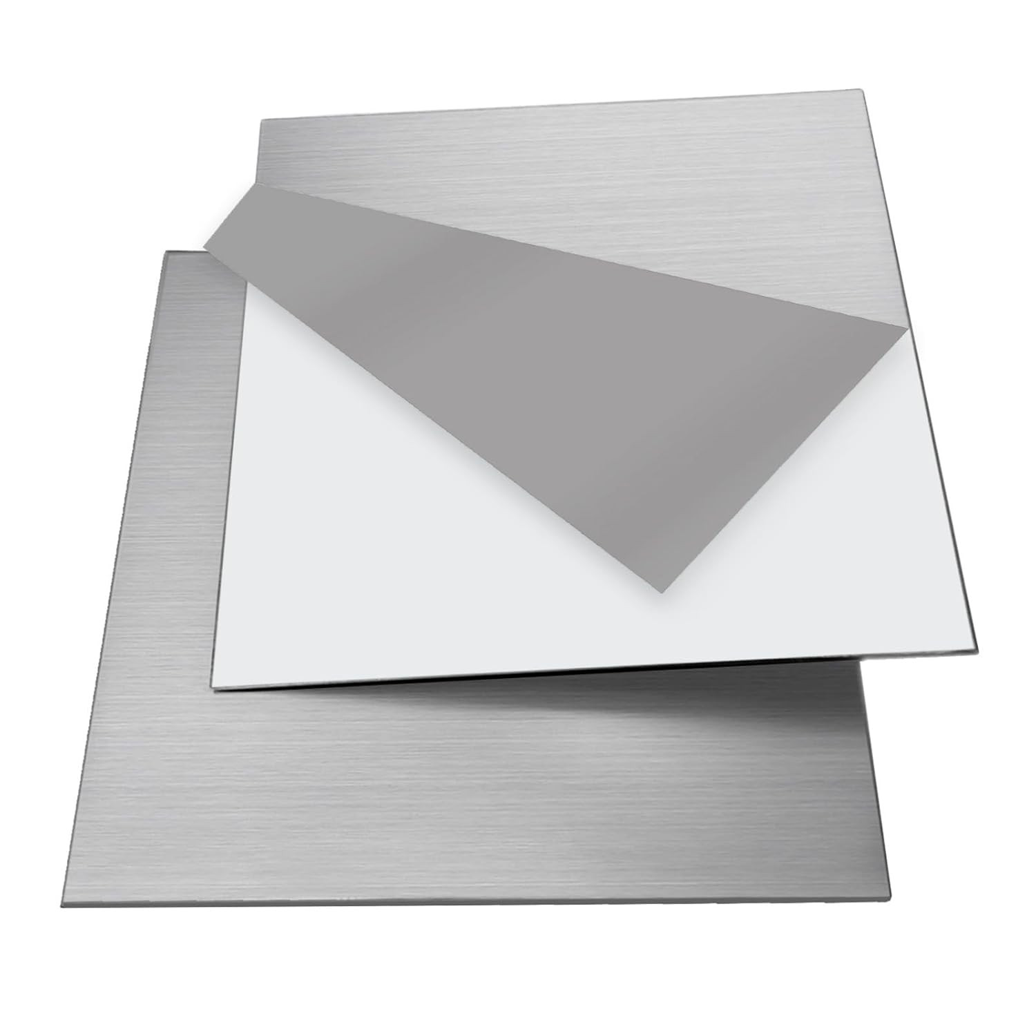 2PCS 304 Stainless Steel Sheet Metal 15Cm X 15Cm X 1Mm, Thickness 1Mm, 304 Squar