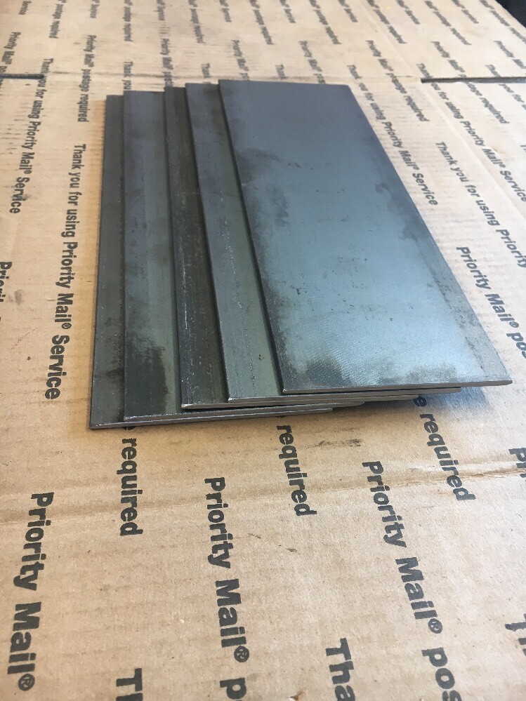 1/8 X 4 Steel Flat Straps Bracing Welding Supports Projects 12” Long 5 Pcs
