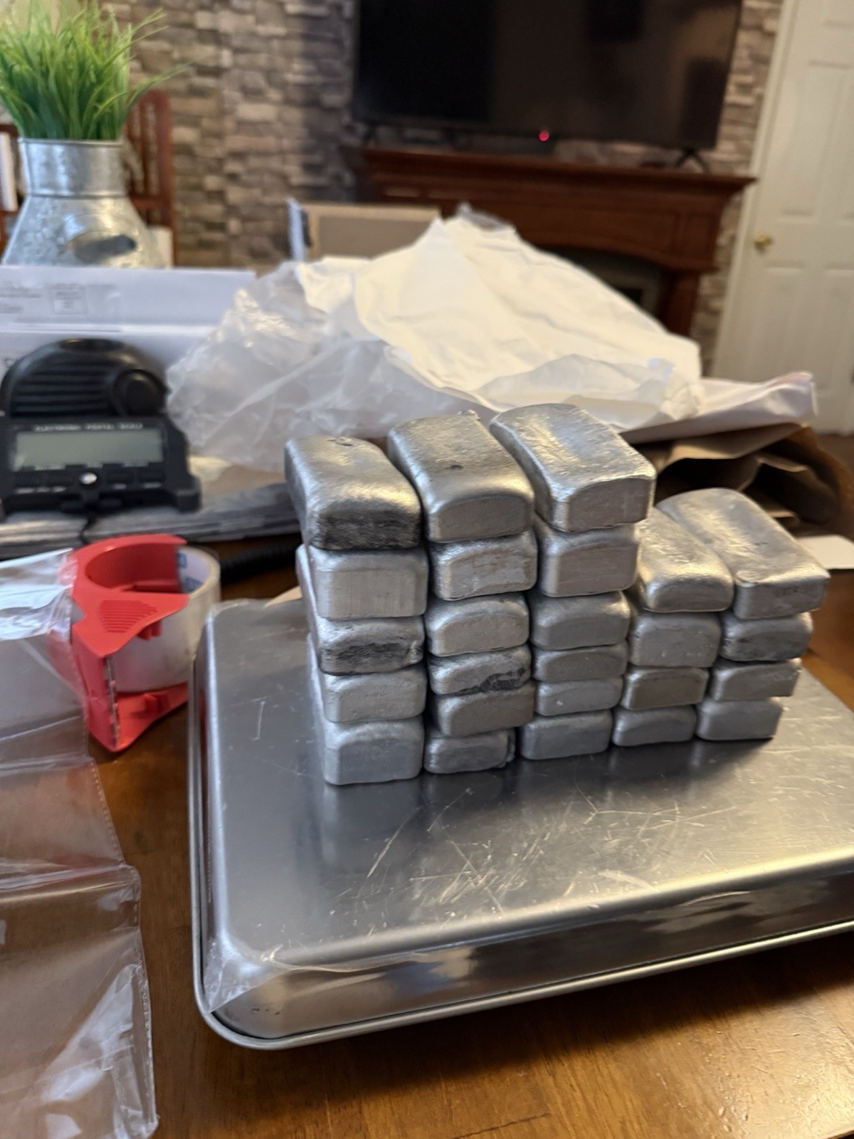 Zinc Ingots for Casting Smithing Boating Anodes and Other Metals