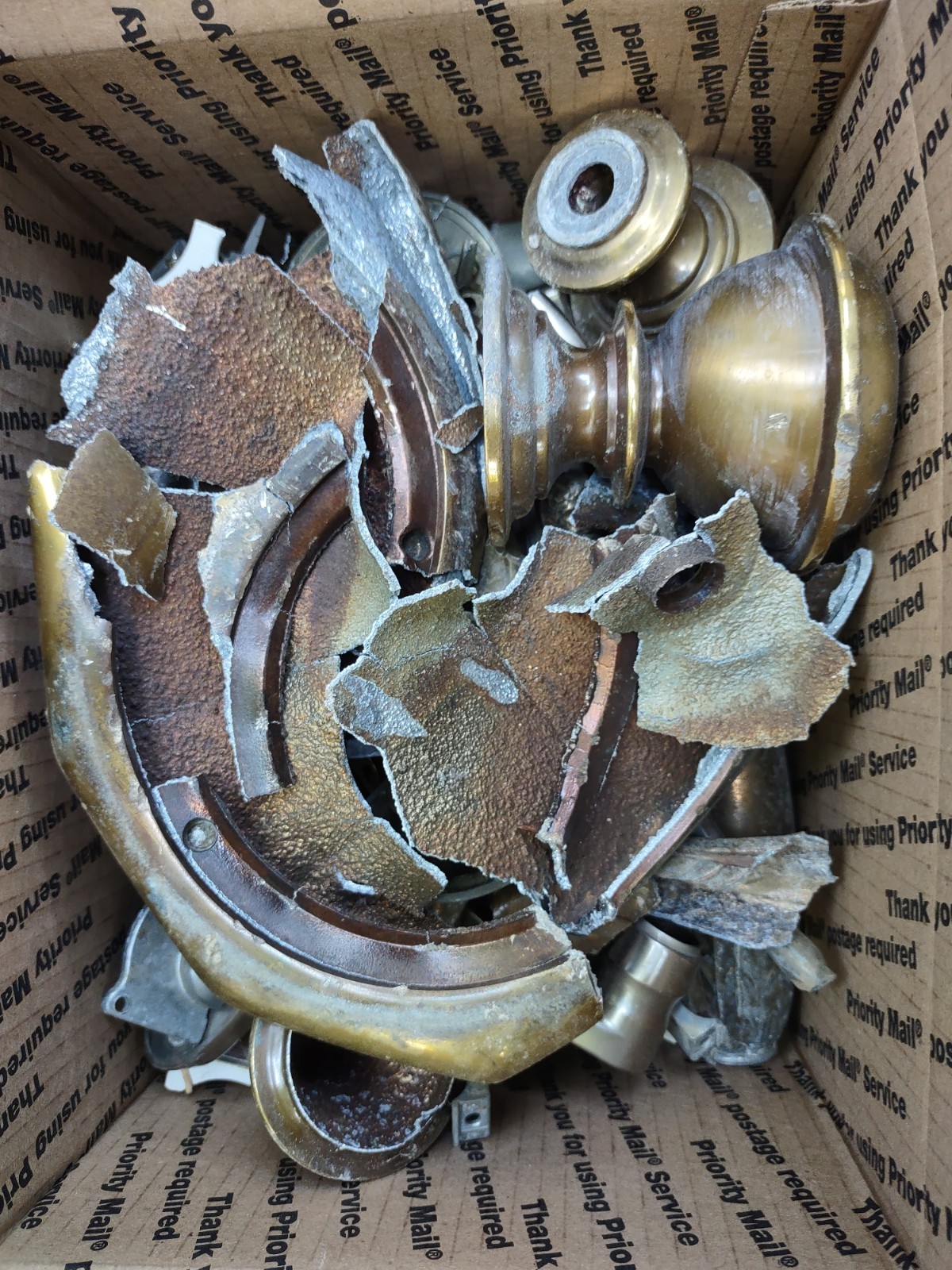 19 Pound Box Scrap Zinc Metal – For Melting and Casting-Resource Recovery.
