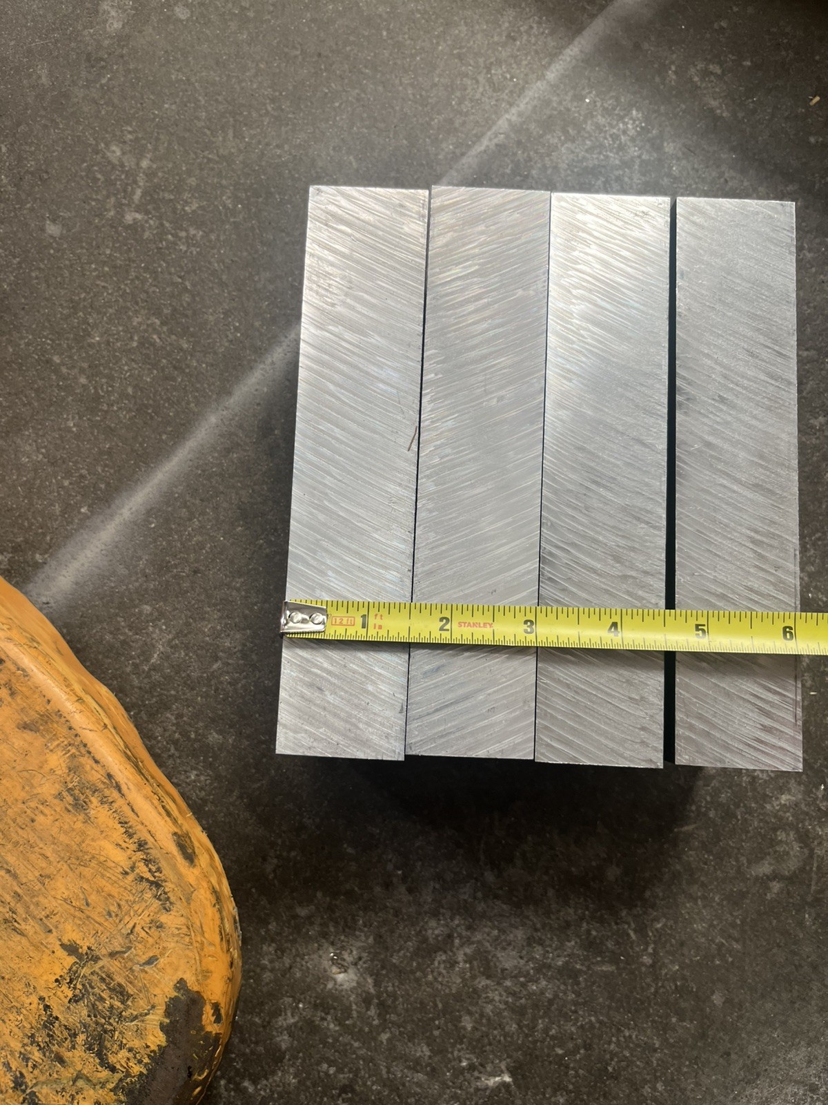 4 Pieces – 6061 aluminum plate 1.5 X 3 X 7