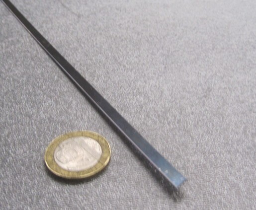 1095 Hard Blue Tempered Spring Steel Shim .050″ Thick x .187″ Width x 1200″ Long