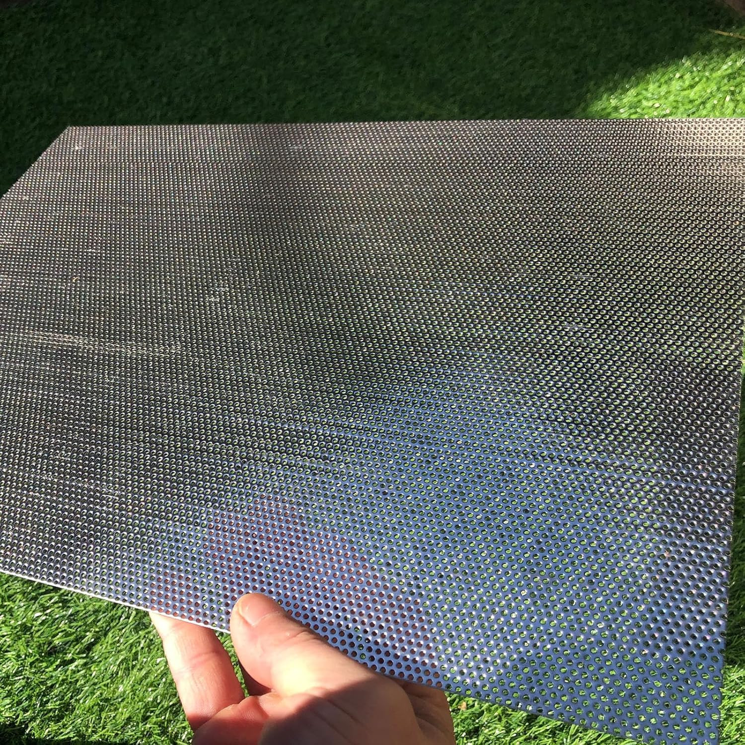Perforated Metal Sheets 19 Gauge 16″X12″ Expanded Metal Mesh Opening 1/16″ 0.06