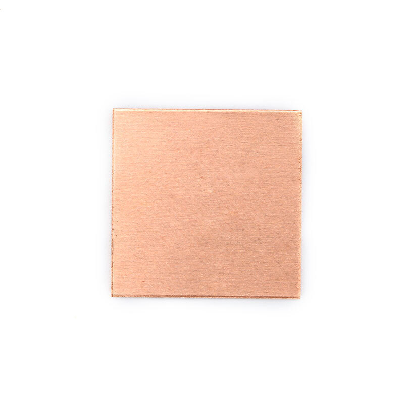 Copper Sheet Plate Guillotine Cut Metal 15x15mm/20x20mm Heatsink Cooling Sheets