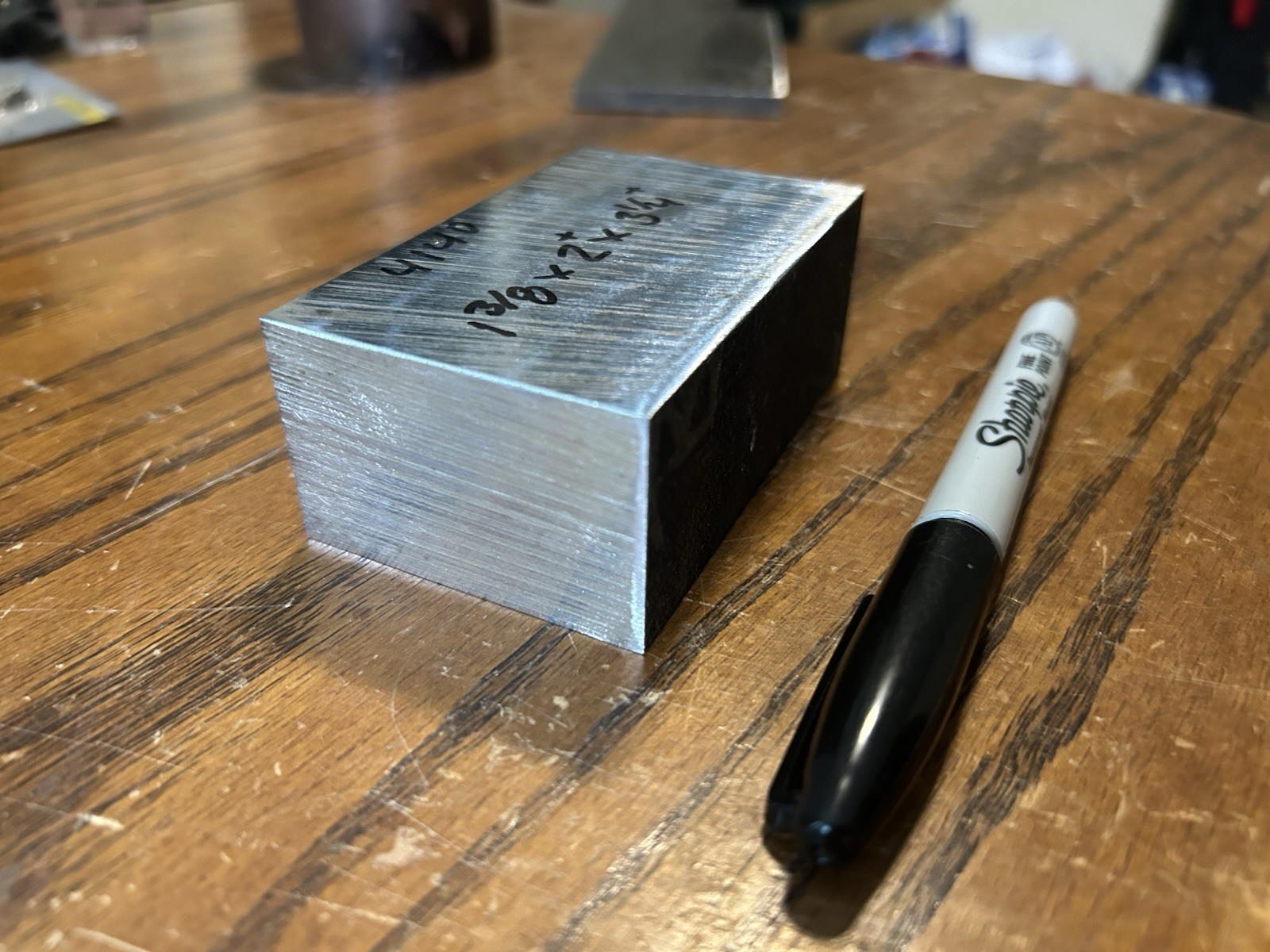 1-3/8″ x 2″ x 3-1/4″, 4140 tool steel flat stock, machine stock