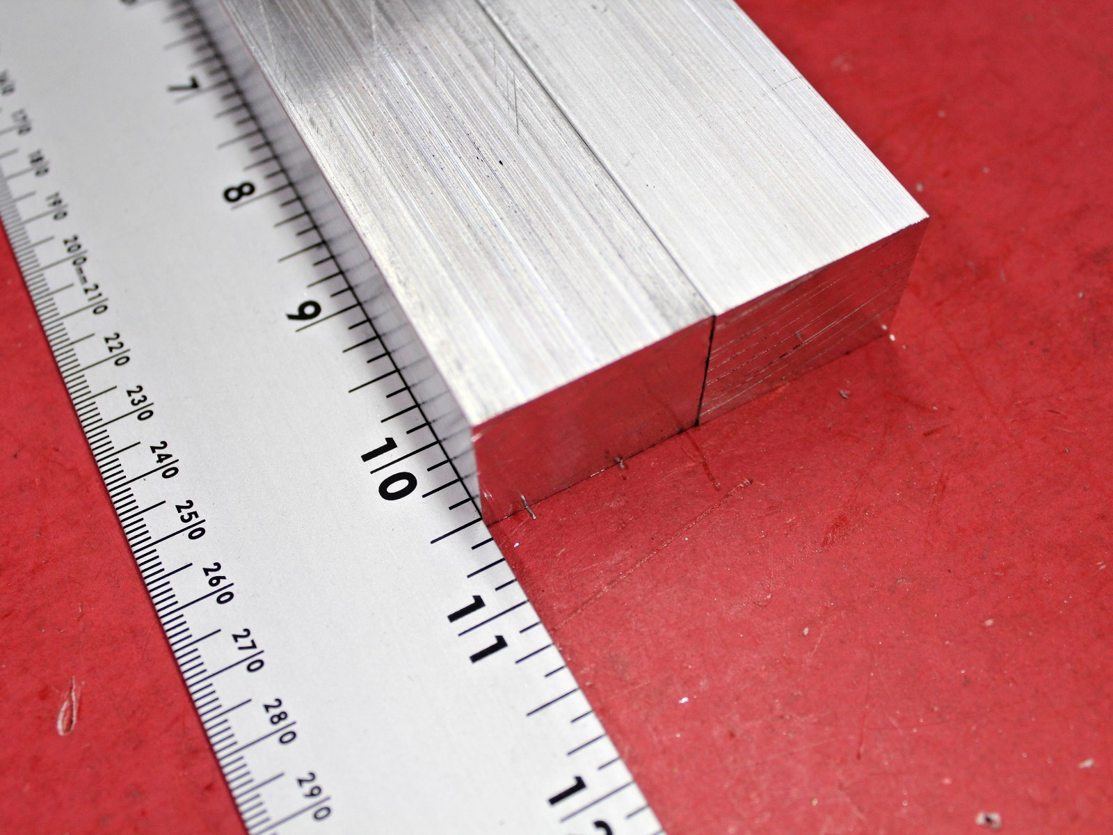 2 Pieces 1″ X 1-1/4″ ALUMINUM 6061 REC BAR 10.5″ long T6511 SOLID Extruded