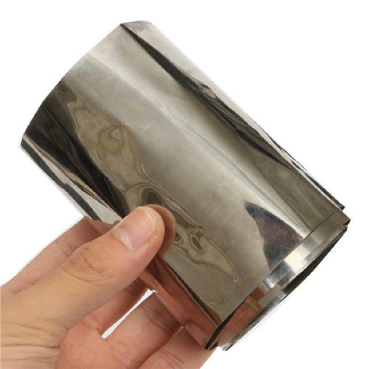 US Stock 0.1mm ±10% x 100mm x 1000mm 99.995% Pure Iron Foil Fe Thin Sheet