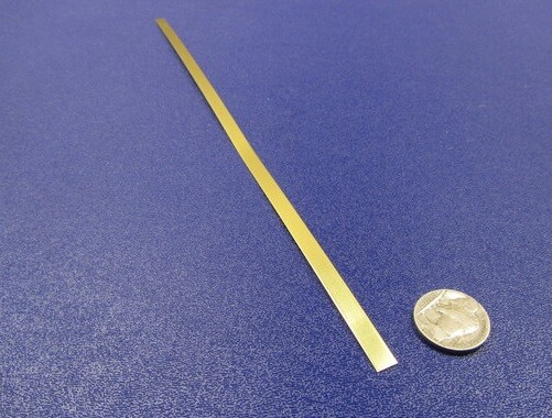260 Brass Flat Bar .016″ (+/- 0.002″) Thick x 1/4″ Wide x 1 Foot Length, 10 Pcs