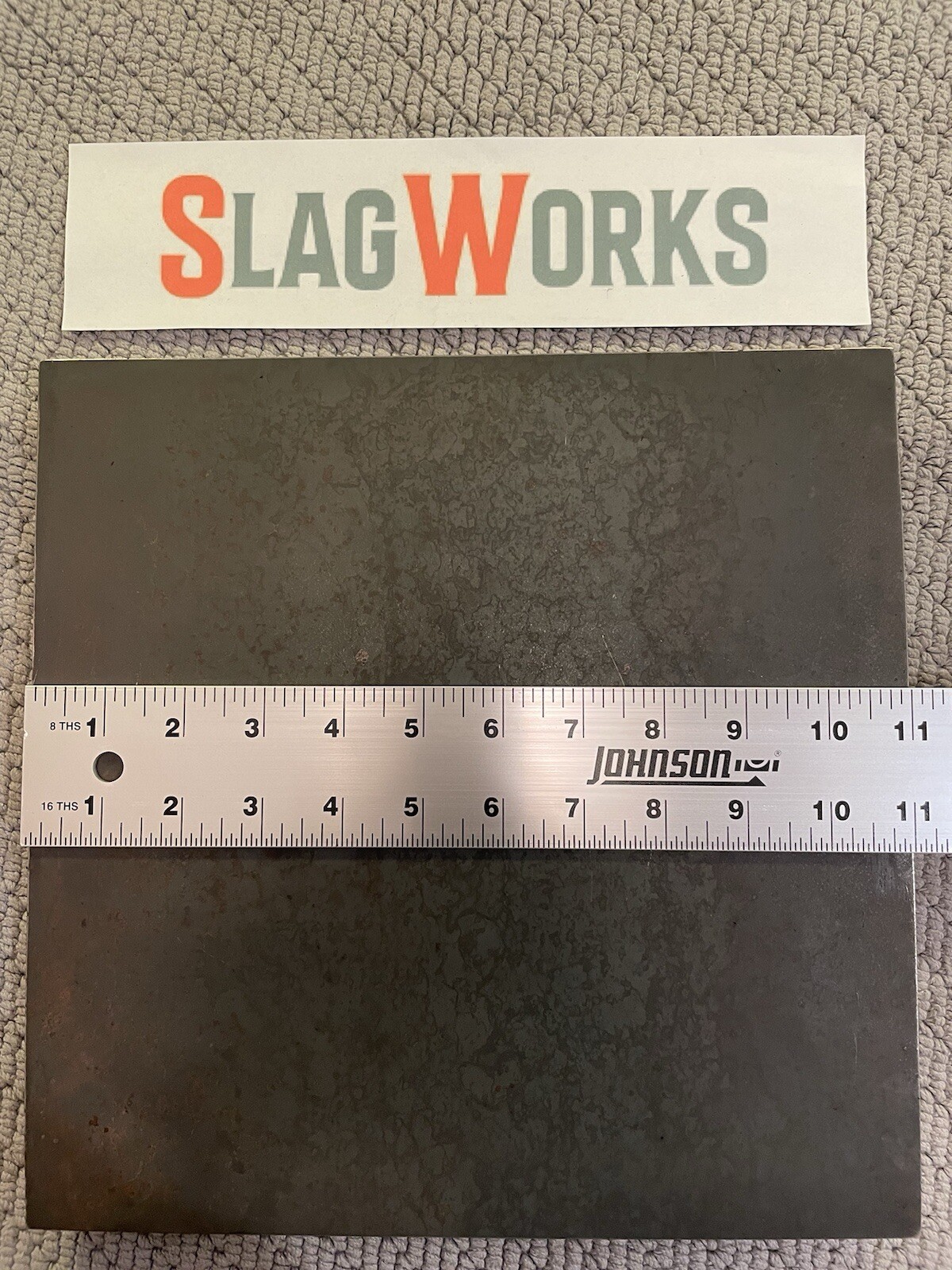 3/8x11x11 inch steel plate 11”x11” A36 Hot Roll Flat .375″ Thick