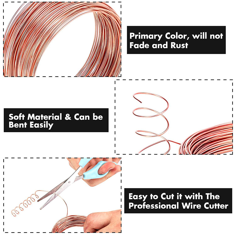 Pure Copper Wire Coppers Coil Conductive Copper Wire, Red Copper Wire