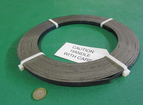 Blue Tempered Spring Steel Shim 0.050″ Thick x 0.375″ Width x 1200″ Length