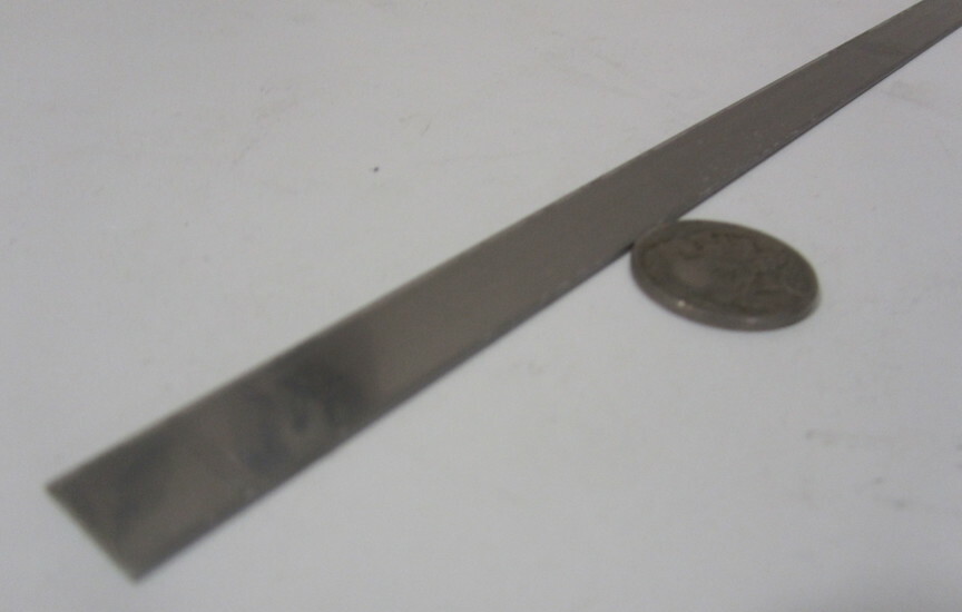 301 Stainless Steel Sheet Shim, .031″(+/-.0015″) x 1/2″ Width x 100 Foot Length