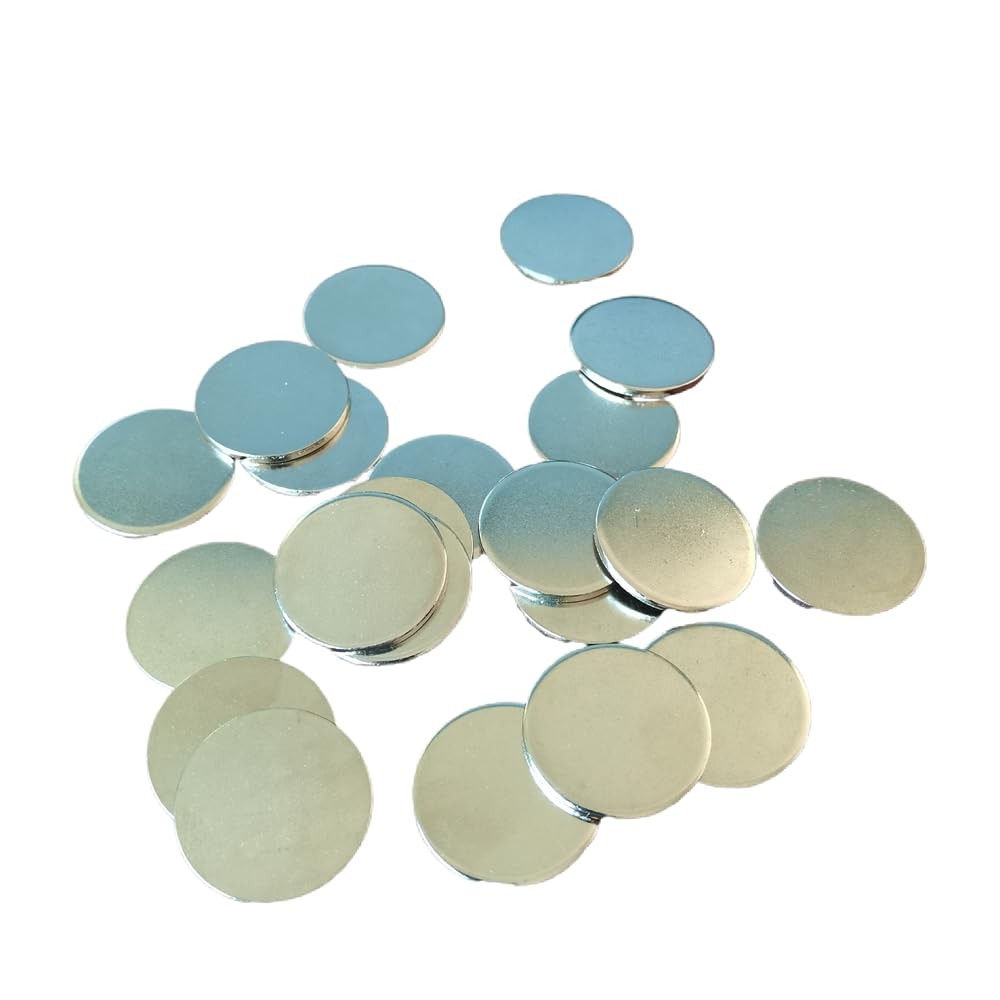 Non-Magnetized 0.98 Inch Iron Nickeling Steel Disc, Magnet-Attractable Blank …