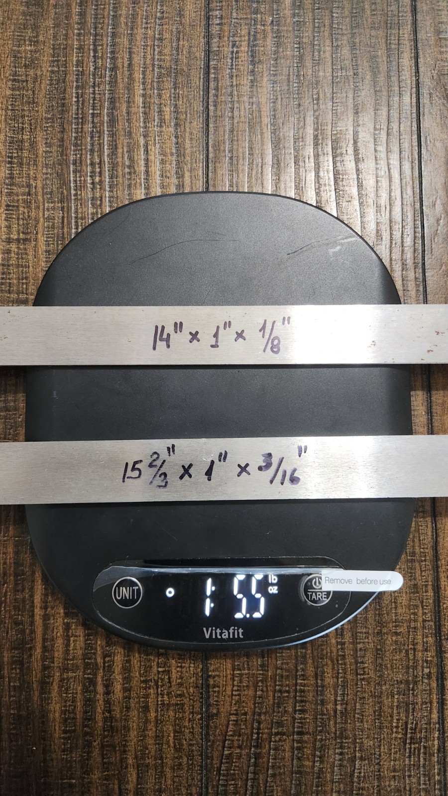 Timken Latrobe O1 Tool Steel Flat Ground Stock Precision Bar Metal Lot 2 Pcs