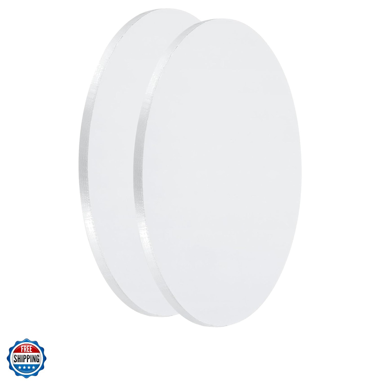 2Pcs Aluminum Disc, 4″100mm Diameter 0.2″5mm Thickness Round Aluminum Sheets …