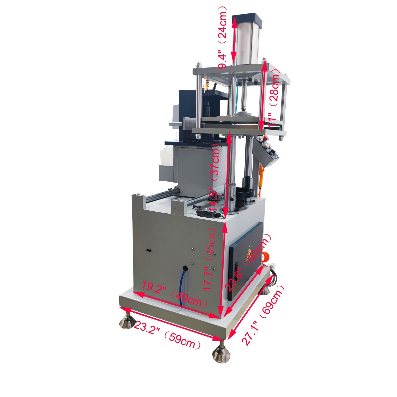 220V Aluminum Profile End Milling Machine Aluminum & Plastic Door Window Making