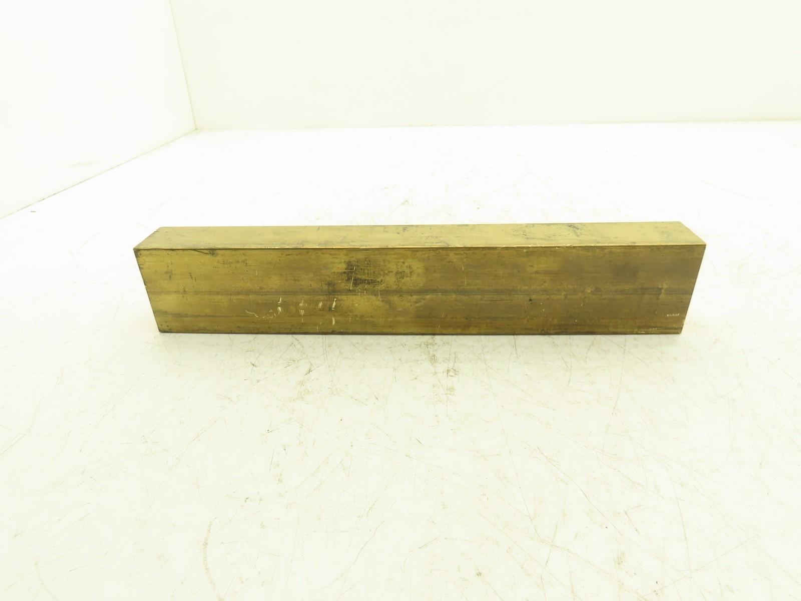 360 Yellow Brass Stock Rectangle Flat Bar 1-1/2″x 2-1/2″x 13-11/16″L 15lbs