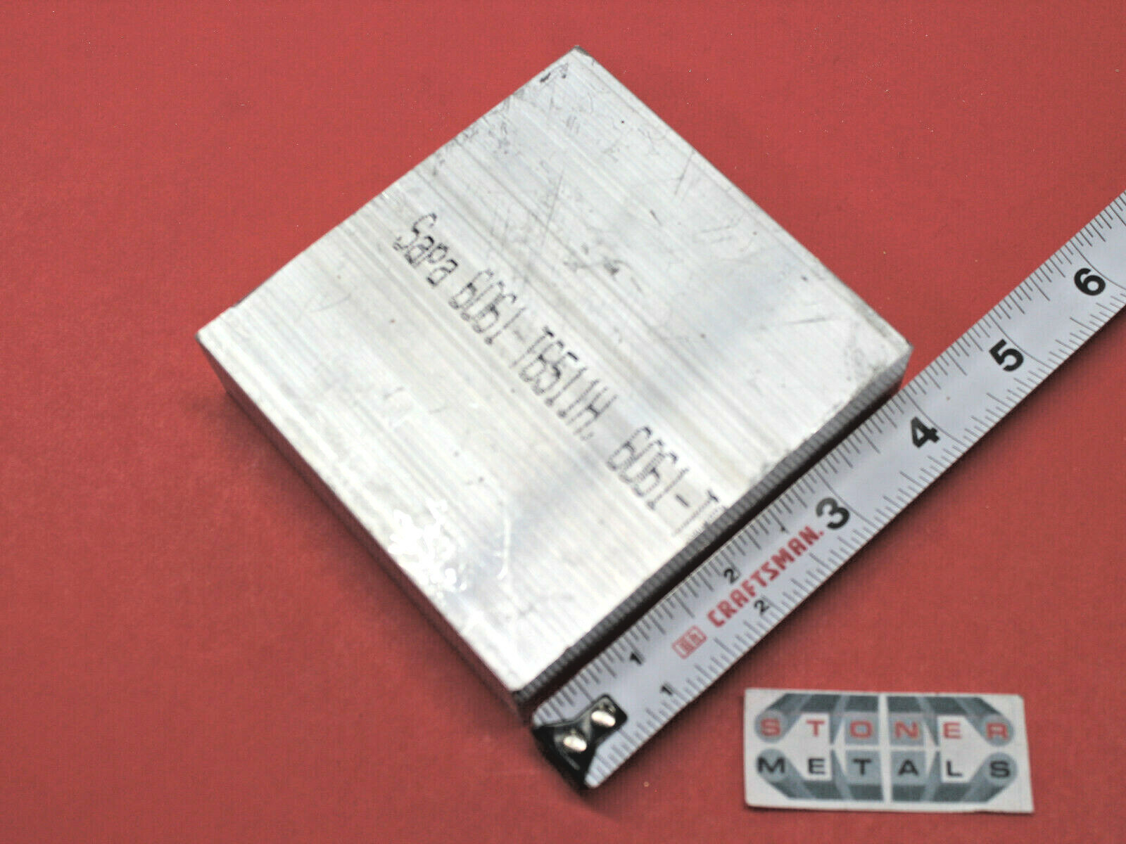 4 Pieces 1-1/4″ X 4″ ALUMINUM 6061 FLAT BAR 4″ long Solid Extruded Mill Stock