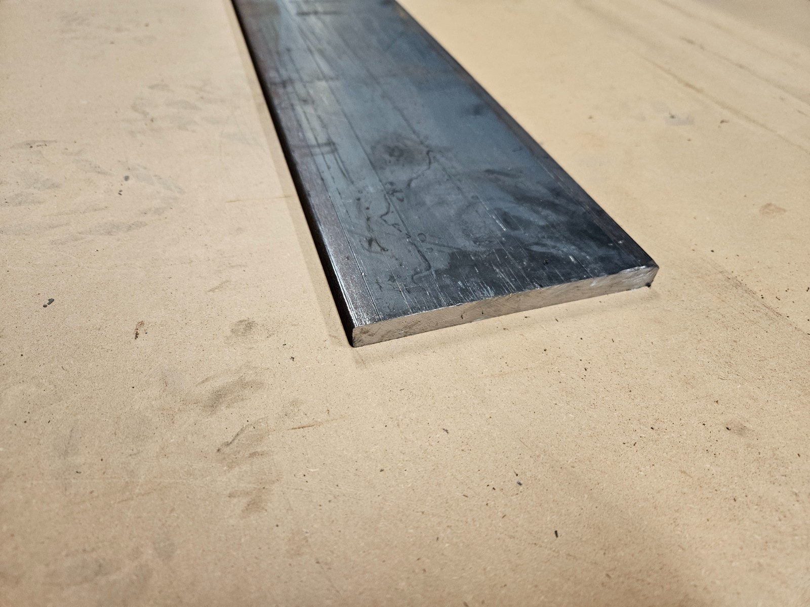 19.5″ Long, x 3/8″ Thick, x 4″ Steel Flat Bar, Hot Rolled Steel