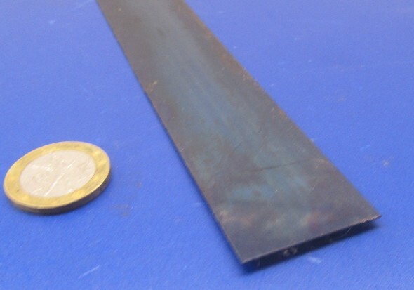 1095 Hard Blue Tempered Spring Steel Shim .050″ Thick x 1.25″ Width x 60″ Long