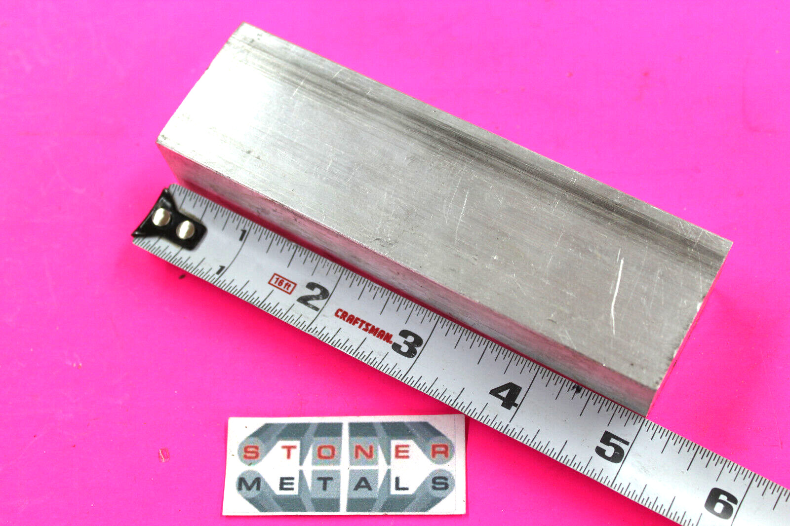 1″ X 1-1/2″ ALUMINUM 6061 FLAT BAR 5″ long T6511 SOLID Extruded Mill Stock