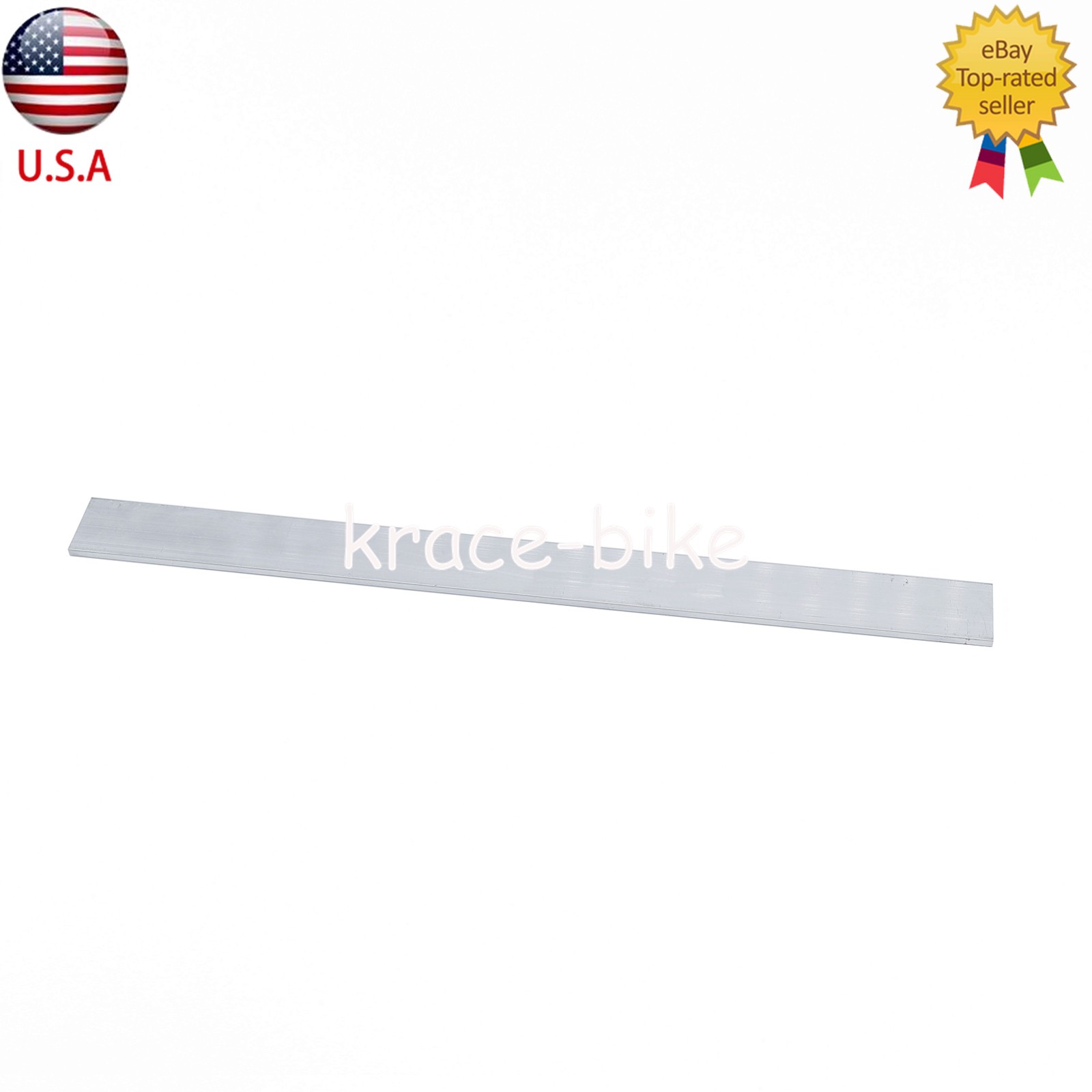 12X Metal 6061 Aluminum Flat Plate Sheet Stock Length 305mm Width 25mm Thick 3mm