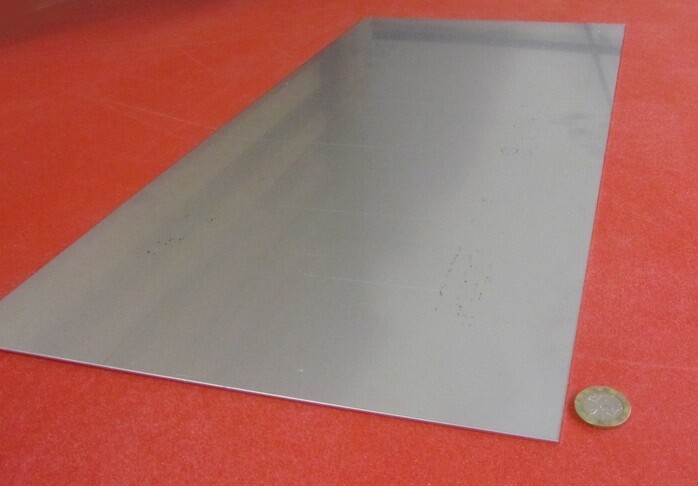 410 Stainless Steel Sheet, .060″ Thick x 12″ Wide x 24″ Length, 1 Unit