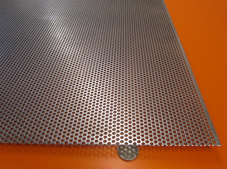 Perforated Straggered Steel Sheet .060″ Thick x 36″ x 40″, .140″ Hole Dia.