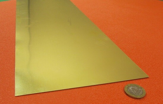 260 Brass Flat Bar .040″ Thick x 6.0″ Wide x 36″ Length