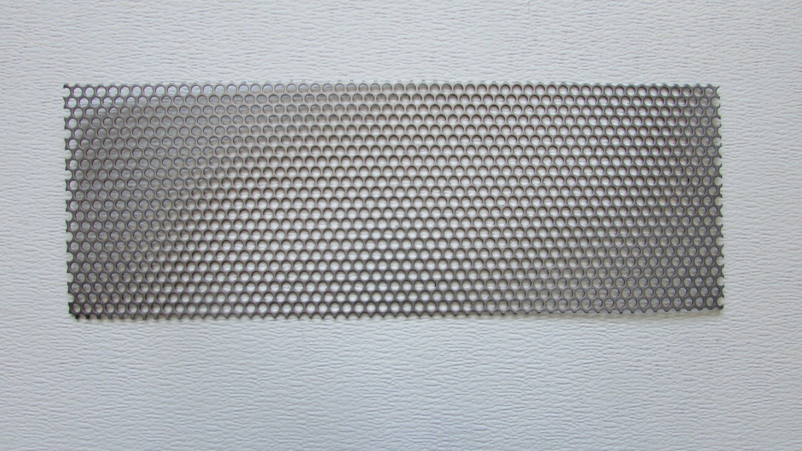 1/4″HOLES ON 5/16″CENTER–16 GA.-STAINLESS PERFORATED SHEET- -5″ X 12″