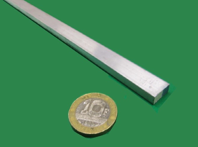 6061 T651 Aluminum Bar, 3/16″ (.187″) Thick x 1/2″ Wide x 12″ Length, 6 Pcs.