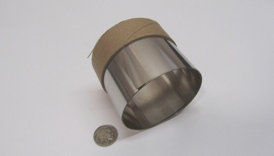 301 Stainless Steel Sheet Shim, .008″ (+/-.0004″) x 2.0″ x 5 Foot Length
