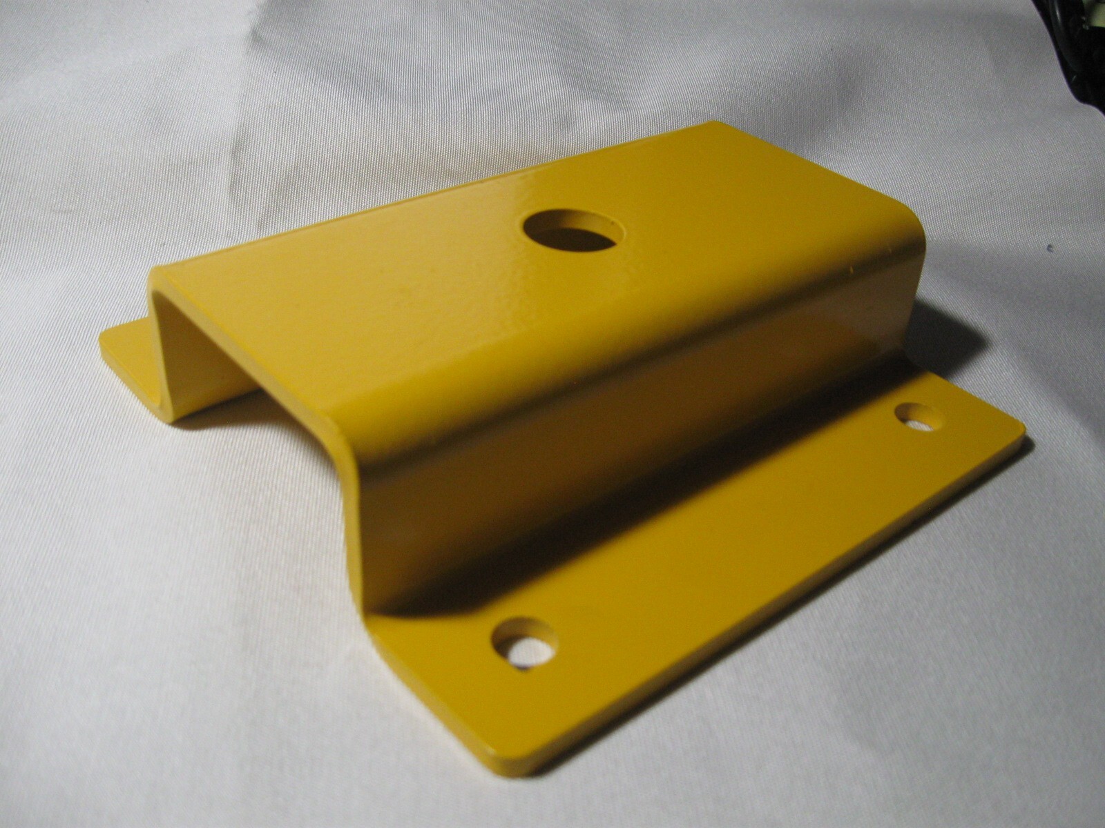 3/16″ Steel Hat Channel Form 6″x6″x1-1/2″ Equipment Mounting Base Plate Yellow