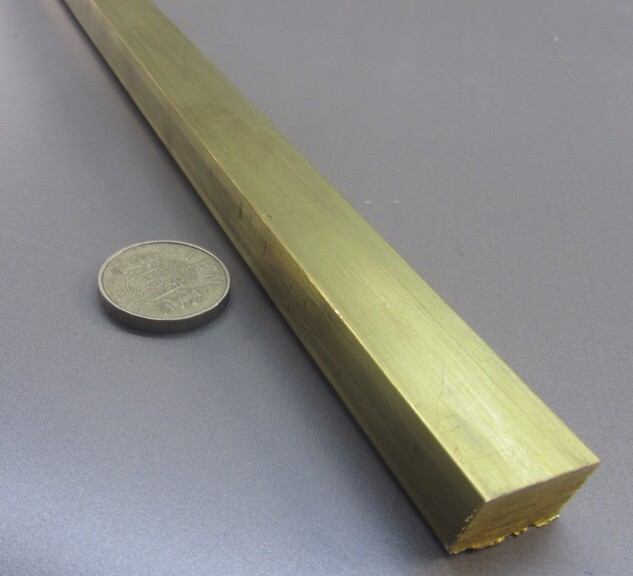 385 Brass Flat Bar 1/2″ Thick x 3/4″ Wide x 4 Foot Length