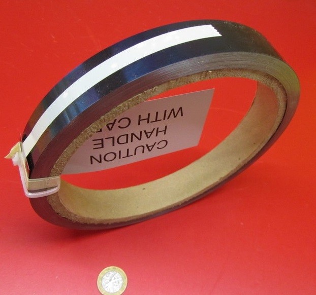 Blue Tempered Spring Steel Shim 0.007″ Thick x 1.00″ Width x 1200″ Length *D