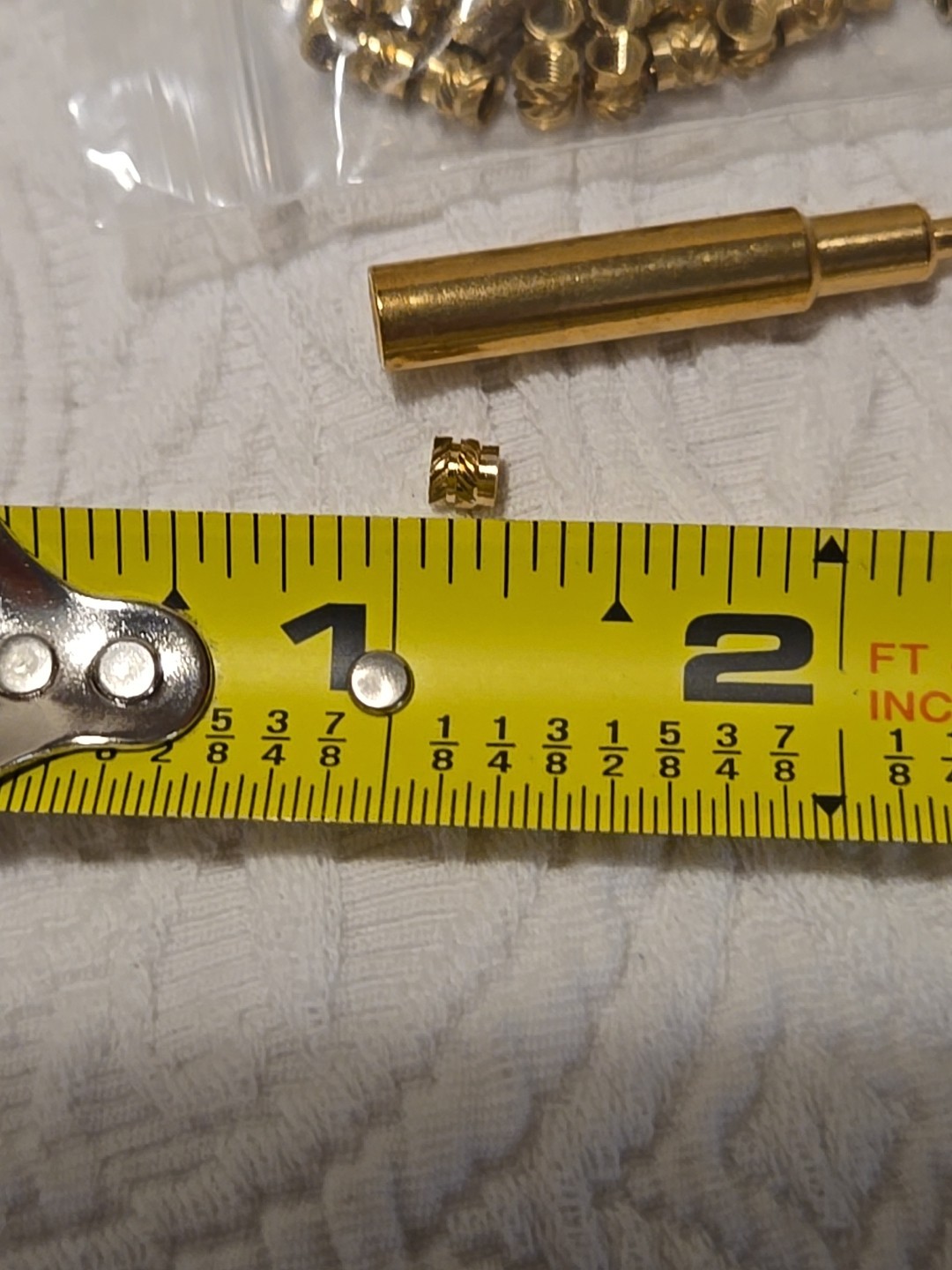 90pcs 3D Printing Brass Nuts, M3x4x5mm Threaded Inserts Heat Set Insert Tip
