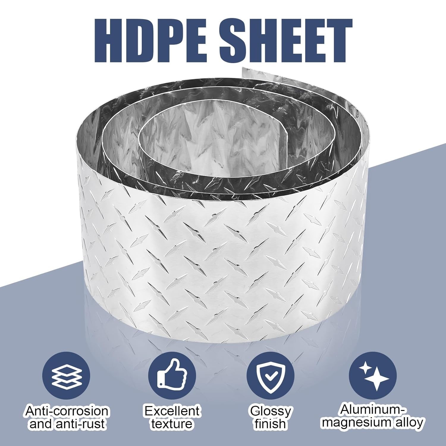 Durable 4 Inch Wide Aluminum Diamond Plate – Ideal for Various Projects & Decor