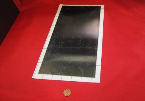 440A Stainless Steel Sheet, .015″ Thick x 6.0″ Wide x 12.0″ Length