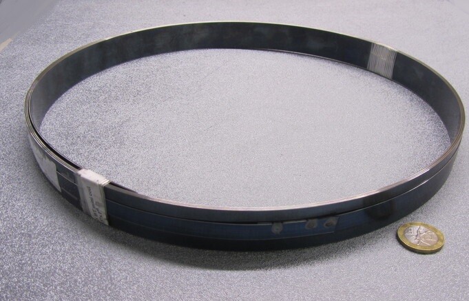 Blue Tempered Spring Steel Shim 0.025″ Thick x 1.00″ Width x 120″ Length