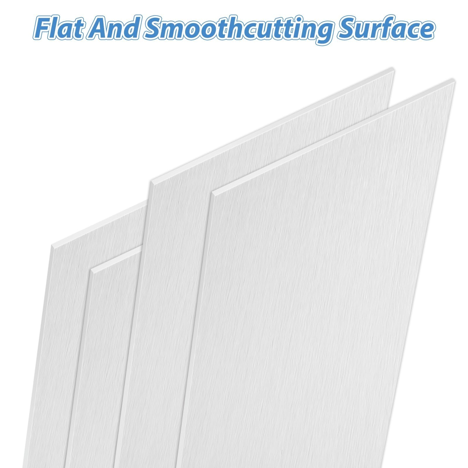 4 Pack 6×12 Aluminum Sheet Metal 5/64″ (0.08″) Thin Plates, Polished, Crafting &