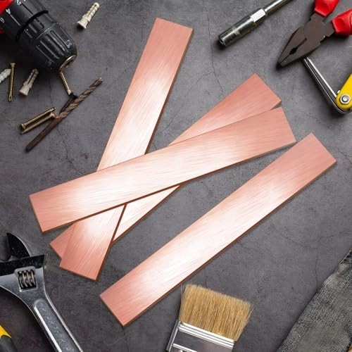 10 Pcs Pure Copper Anode Strips 5.9″x0.98″x0.04″ for Electroplating & DIY Jewelr