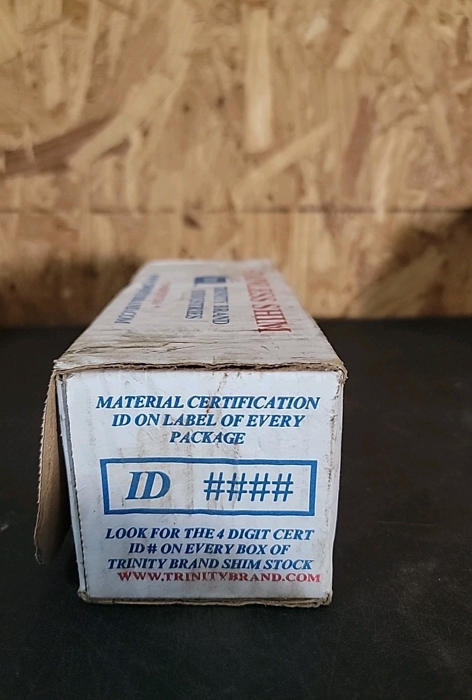 Metal Shim Stock: Roll, 0.0050″ Thick, 50″ Long, 6″ Wide, 302 Stainless