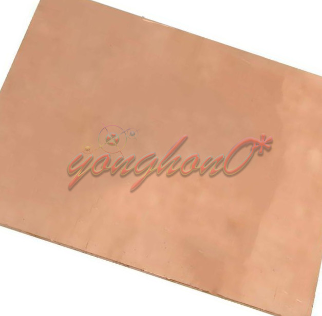1PCS 99.9% Pure Cu Metal Sheet Plate 200x175x1mm For Aerospace NEW