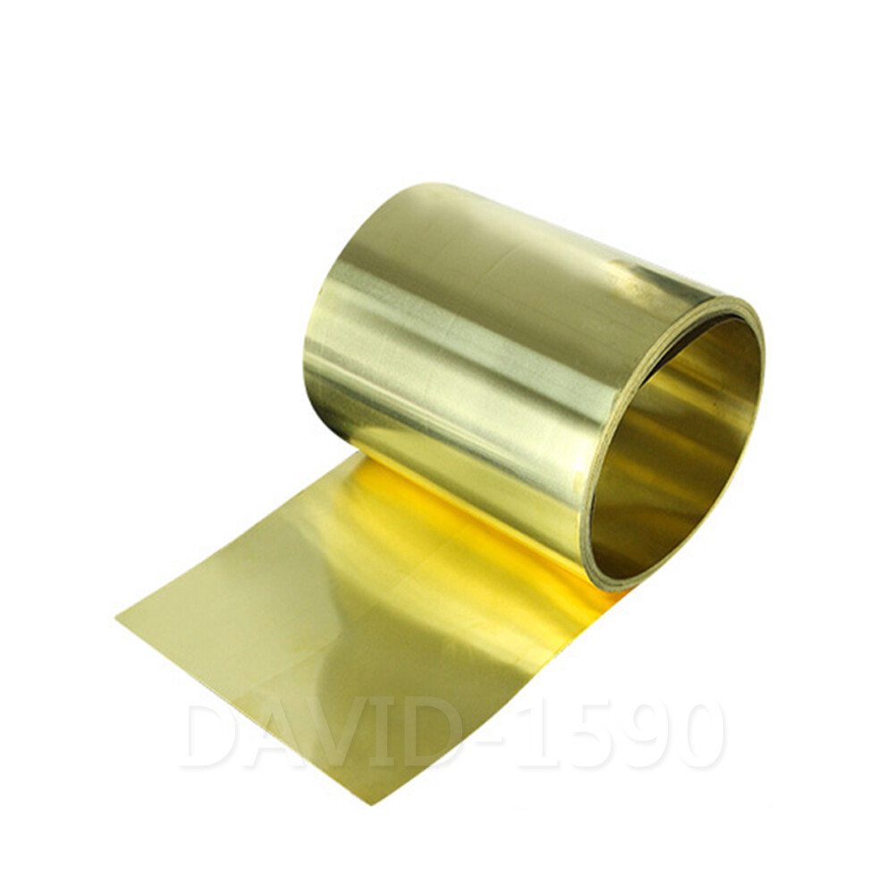 1pcs CuZn40 C28000 Brass Metal Sheet Foil Plate Strip Thickness 0.01mm-1mm