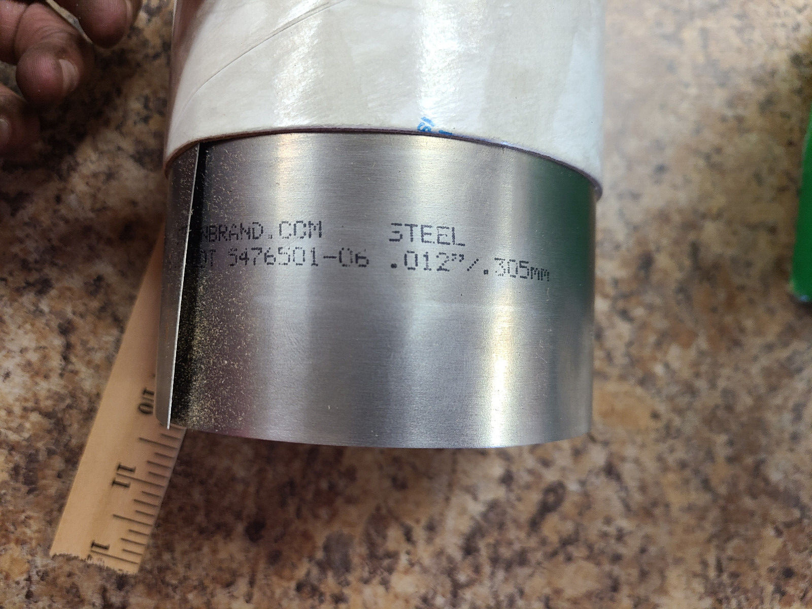 PRECISION BRAND STEEL SHIM ROLL 16715 .012X6″X180″