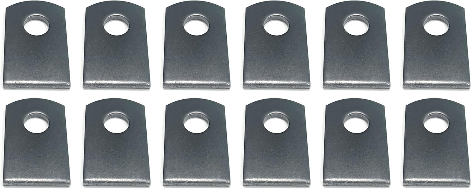 Weld on Steel Flat Tab Brackets 1″ X 1-1/2″ X 1/8″ Weld Tab Pack of 12