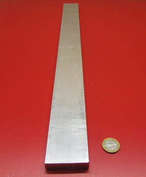 2024 T351 Aluminum Bar, 1/2″ (.500″) Thick x 2.0″ Wide x 36″ Length